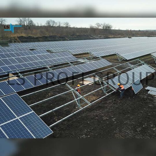 ЛС ПРОФІ ГРУП, Оцинковані профілі у сонячній енергетиці, Україна.